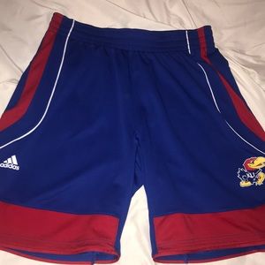University of Kansas basketball shorts